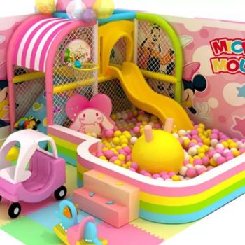 Nhà liên hoàn mini chủ đề bánh kẹo 14