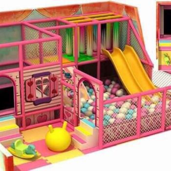 Nhà liên hoàn mini màu hồng ngọt ngào 03