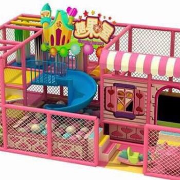 Nhà liên hoàn mini màu hồng ngọt ngào 01